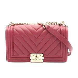 Chanel Boy Shoulder Bag Caviar Skin